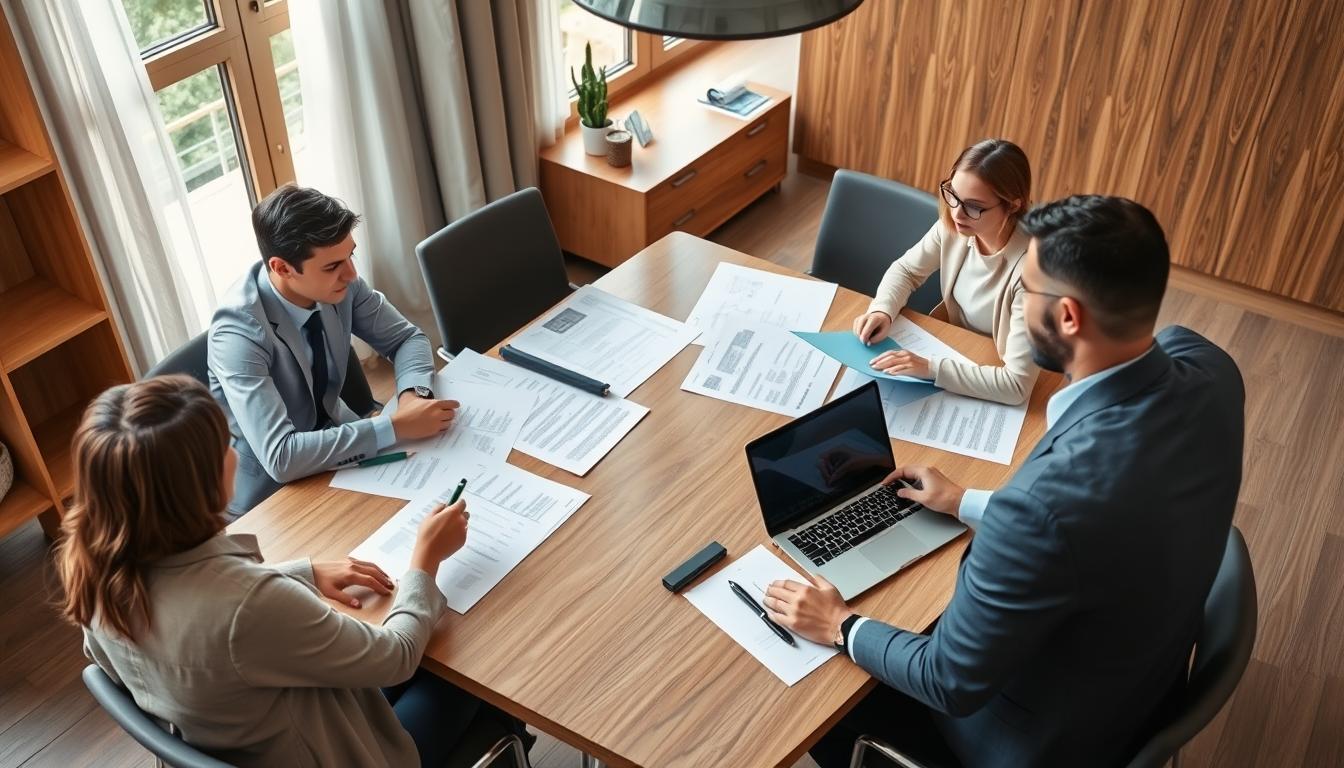 Real estate ownership transfer documents and closing confirmation